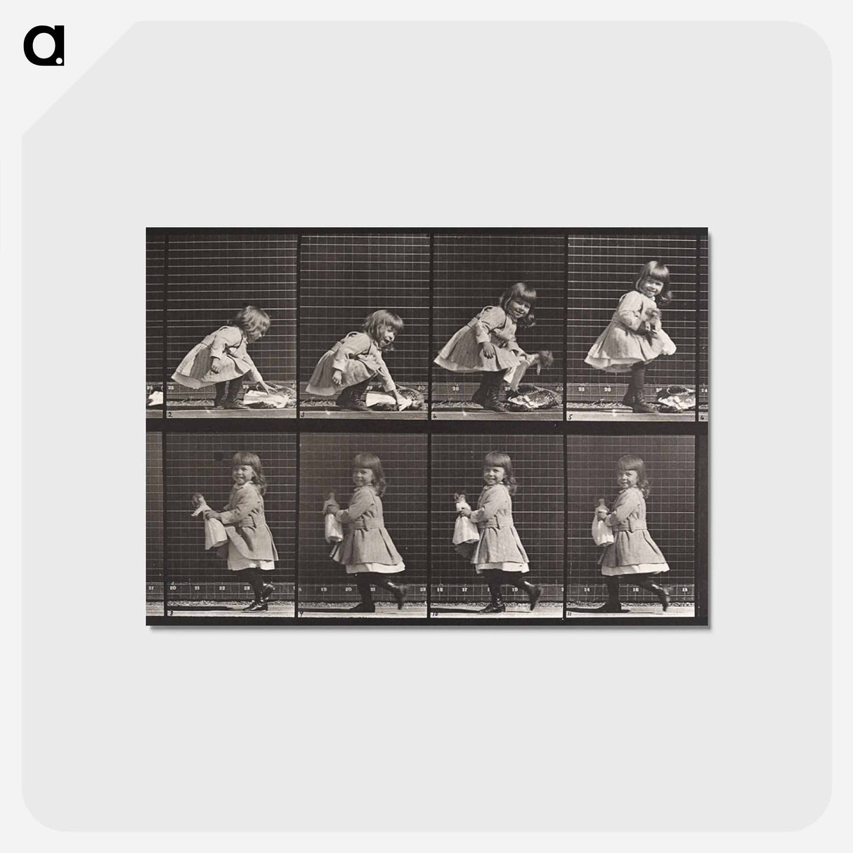 アートポストカード-Child with Doll
 - エドワード マイブリッジ Postcard.