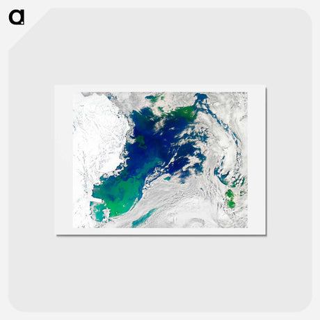 アートポストカード-Ross Sea, Southern Spring
 - 上空からの地球 Postcard.