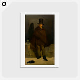 アートポストカード-The Absinthe Drinker - エドゥアール マネ Postcard.