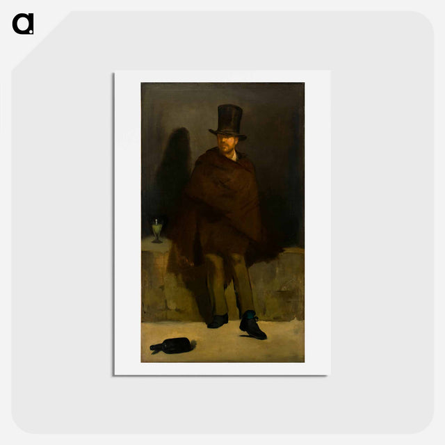 アートポストカード-The Absinthe Drinker - エドゥアール マネ Postcard.