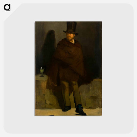 アートポストカード-The Absinthe Drinker - エドゥアール マネ Postcard.