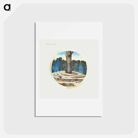 アートポストカード-Arbor Tristis from The Flower Book - エドワード バーン ジョーンズ Postcard.