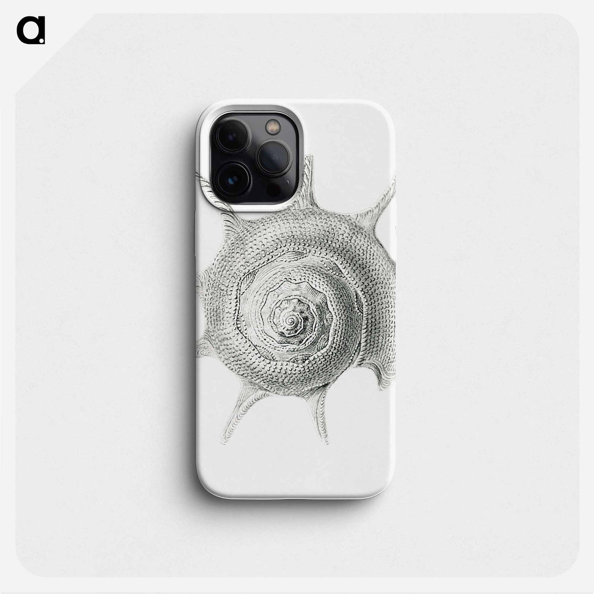 Vintage aquatic snail illustration - エルンスト ヘッケル Phone Case.