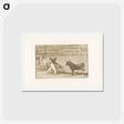 アートポストカード-Origin of the harpoons or banderillas - フランシスコ デ ゴヤ Postcard.