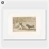 Origin of the harpoons or banderillas - Francisco de Goya Poster.