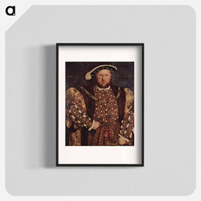 アートポスター-Portrait of Henry VIII - ハンス ホルバイン Poster.