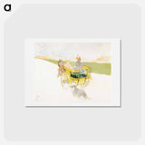 アートポストカード-La partie de campagne - アンリ ド トゥールーズ ロートレック Postcard.