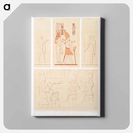 アートパネル-Canon of Human Proportions
 - エジプト美術史 Canvas.