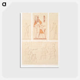 アートポストカード-Canon of Human Proportions
 - エジプト美術史 Postcard.