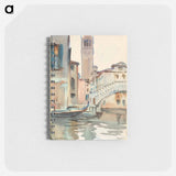アートメモ帳-A Bridge and Campanile, Venice - ジョン シンガー サージェント Memo.