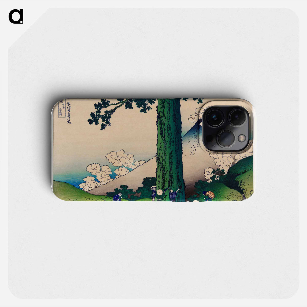 Mishima Pass in Kai Province - Katsushika Hokusai Phone Case.