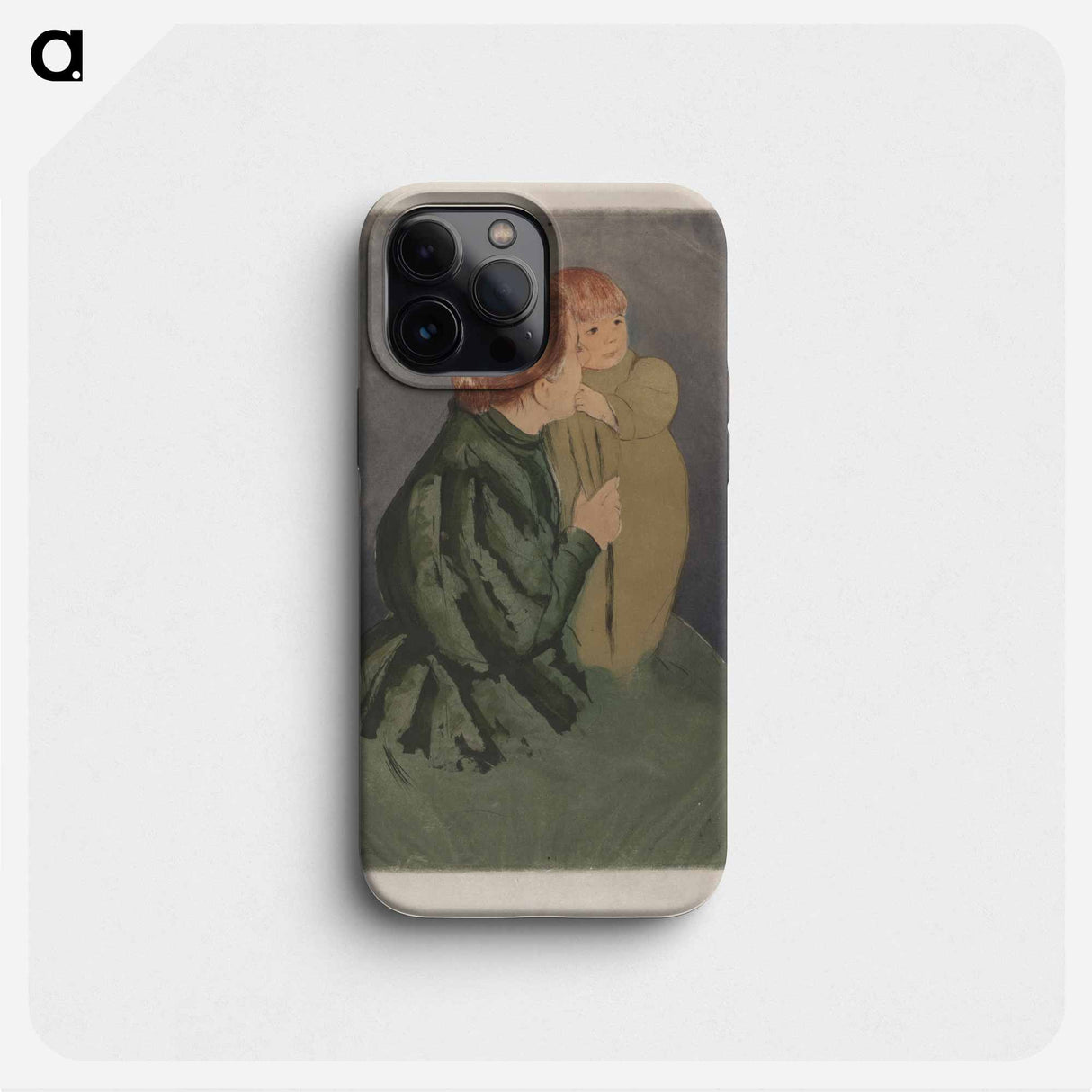 Peasant Mother and Child - メアリー カサット Phone Case.