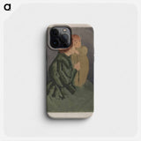 Peasant Mother and Child - メアリー カサット Phone Case.