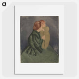 アートポスター-Peasant Mother and Child - メアリー カサット Poster.