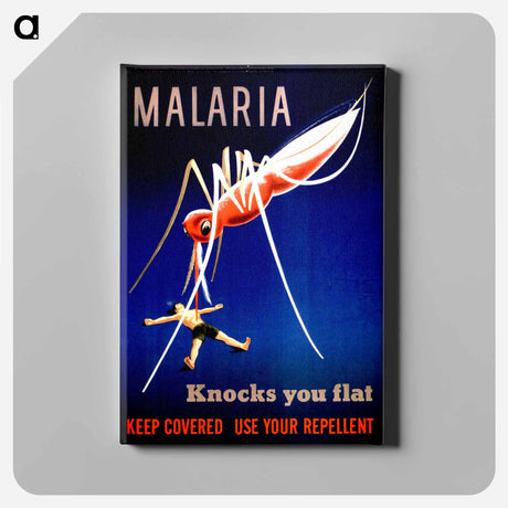 アートパネル-Malaria and the Prostrate Man
 - 国立医学図書館 Canvas.