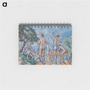 アートメモ帳-Bathers - ポール セザンヌ Memo.
