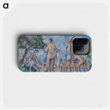 Bathers - ポール セザンヌ Phone Case.