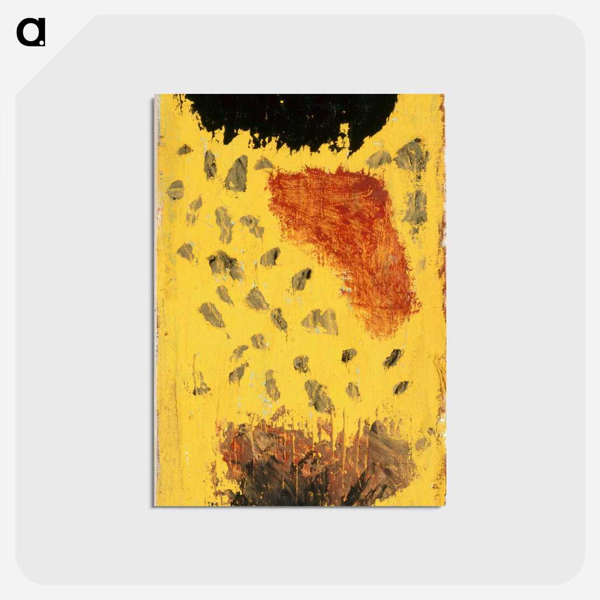 アートポストカード-Black, still in place
 - パウル クレー Postcard.