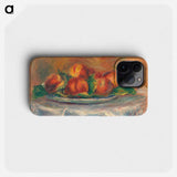 Peaches on a Plate - Pierre Auguste Renoir Phone Case.