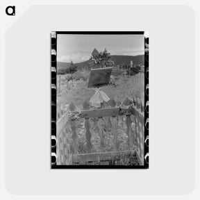 アートポストカード-Penasco Cemetery Decoration
 - ラッセル リー Postcard.