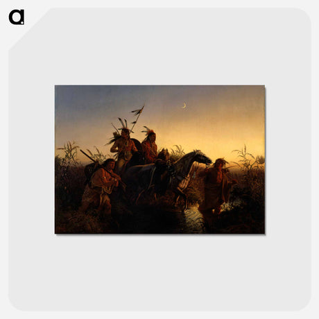 アートポストカード-The Captive Charger
 - セントルイス美術館 Postcard.