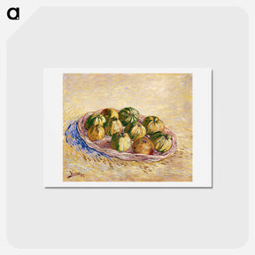 アートポストカード-Still Life, Basket of Apples - フィンセント ファン ゴッホ Postcard.