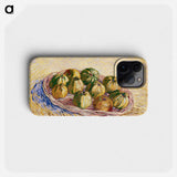 Still Life, Basket of Apples - Vincent van Gogh Phone Case.