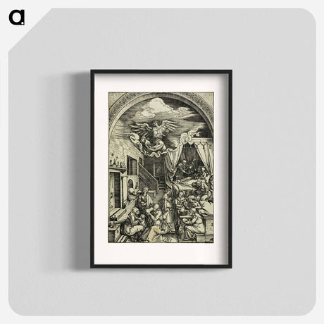 アートポスター-The Birth of the Virgin - アルブレヒト デューラー Poster.