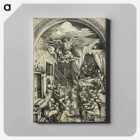 アートパネル-The Birth of the Virgin - アルブレヒト デューラー Canvas.