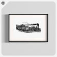 アートポスター-European Steam Train Engraving
 - 大英図書館 Poster.
