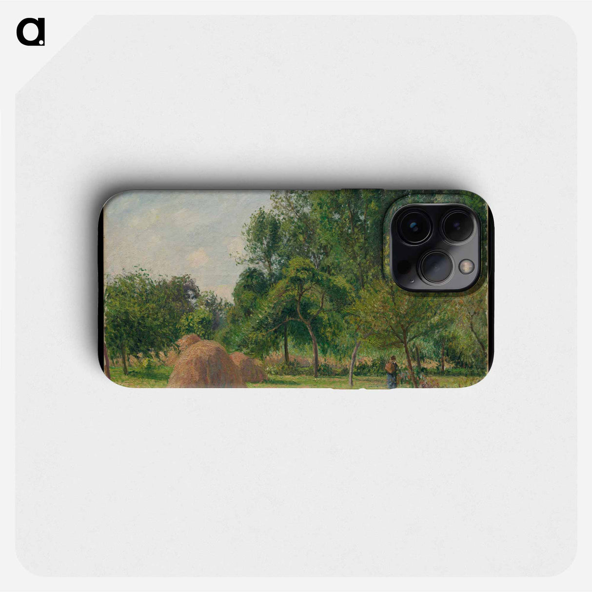 Haystacks, Morning, Éragny - Camille Pissarro Phone Case.