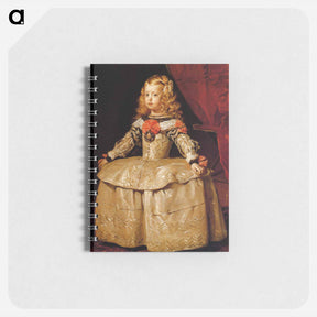 アートメモ帳-Portrait of the Infanta Margarita Aged Five - ディエゴ ベラスケス Memo.
