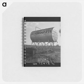 アートメモ帳-Fuel tank on the Aldridge Plantation, Mississippi - ドロテア ラング Memo.