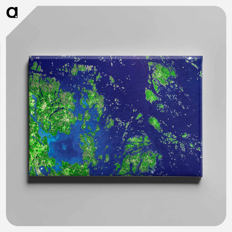 アートパネル-Aaland Archipelago, Gulf of Bothnia
 - 上空からの地球 Canvas.
