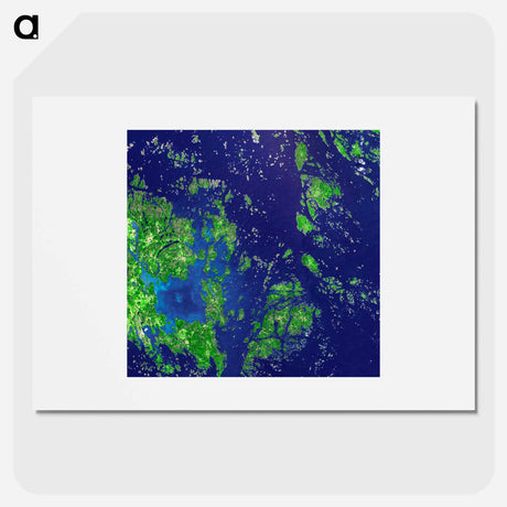 アートポスター-Aaland Archipelago, Gulf of Bothnia
 - 上空からの地球 Poster.