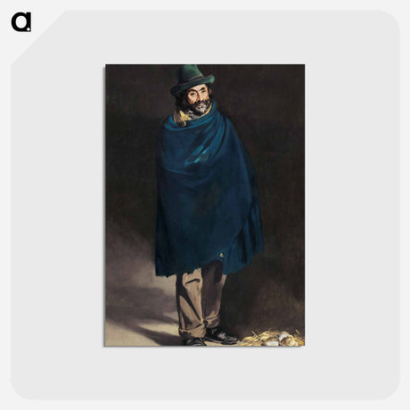 アートポストカード-Beggar with Oysters (Philosopher) - エドゥアール マネ Postcard.
