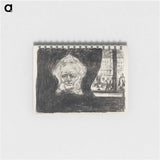 Henrik Ibsen at the Grand Café - エドヴァルド ムンク Memo.
