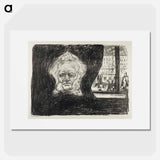 Henrik Ibsen at the Grand Café - Edvard Munch Poster.