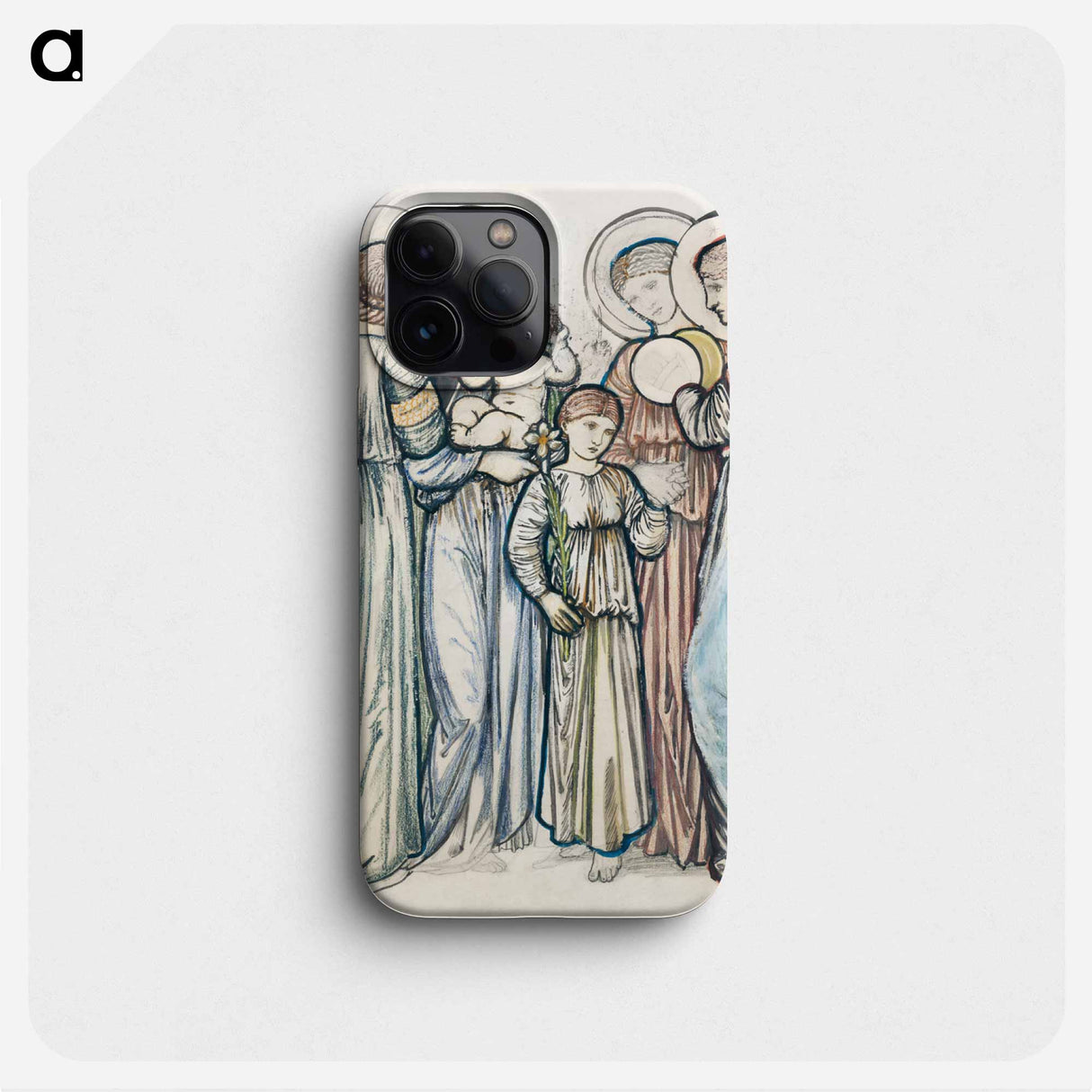 Angels and Children - エドワード バーン ジョーンズ Phone Case.