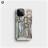 Angels and Children - エドワード バーン ジョーンズ Phone Case.