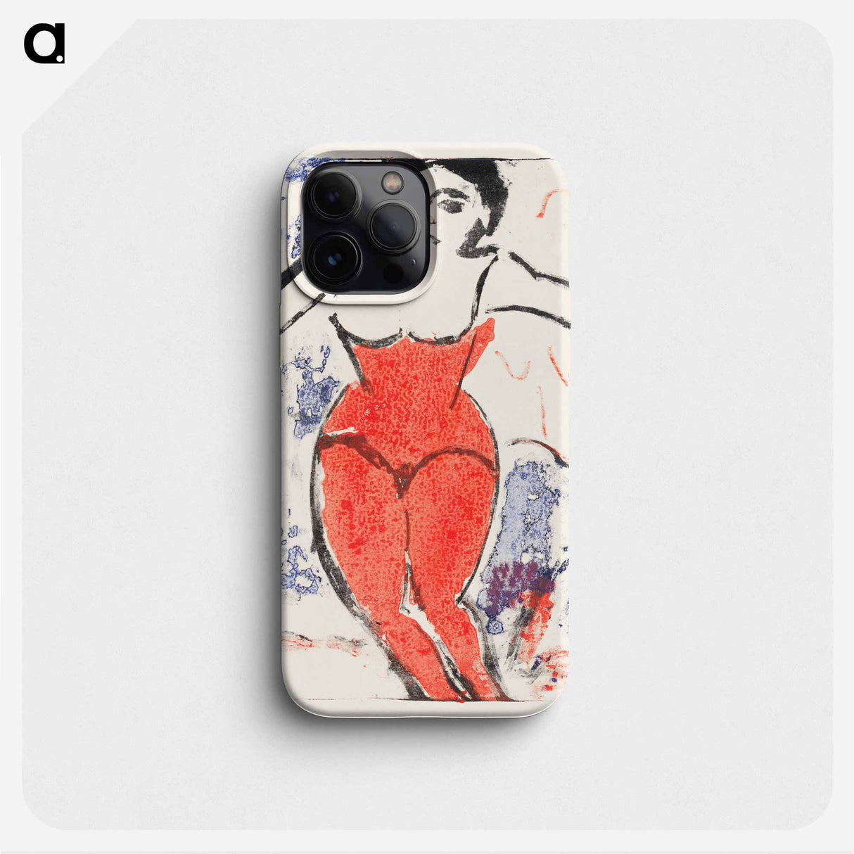 Performer Bowing - Ernst Ludwig Kirchner Phone Case.