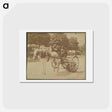 アートポストカード-Balayeuse tirée par un cheval
 - ウジェーヌ アジェ Postcard.