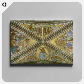 アートパネル-View of the chapel vaulting - フラ アンジェリコ Canvas.
