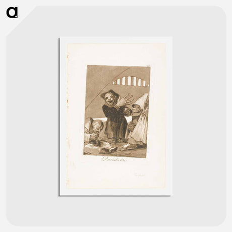 アートポストカード-Hobgoblins - フランシスコ デ ゴヤ Postcard.