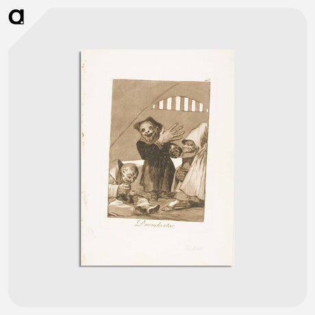 アートポストカード-Hobgoblins - フランシスコ デ ゴヤ Postcard.