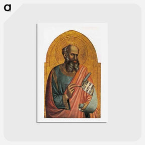 アートポストカード-St. John Evangelist - ジョット ディ ボンドーネ Postcard.