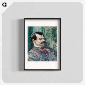 アートポスター-Portrait of André Rivoire - アンリ ド トゥールーズ ロートレック Poster.