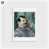 アートポストカード-Portrait of André Rivoire - アンリ ド トゥールーズ ロートレック Postcard.