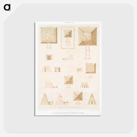 アートポストカード-Pyramids of Meroe
 - エジプト美術史 Postcard.