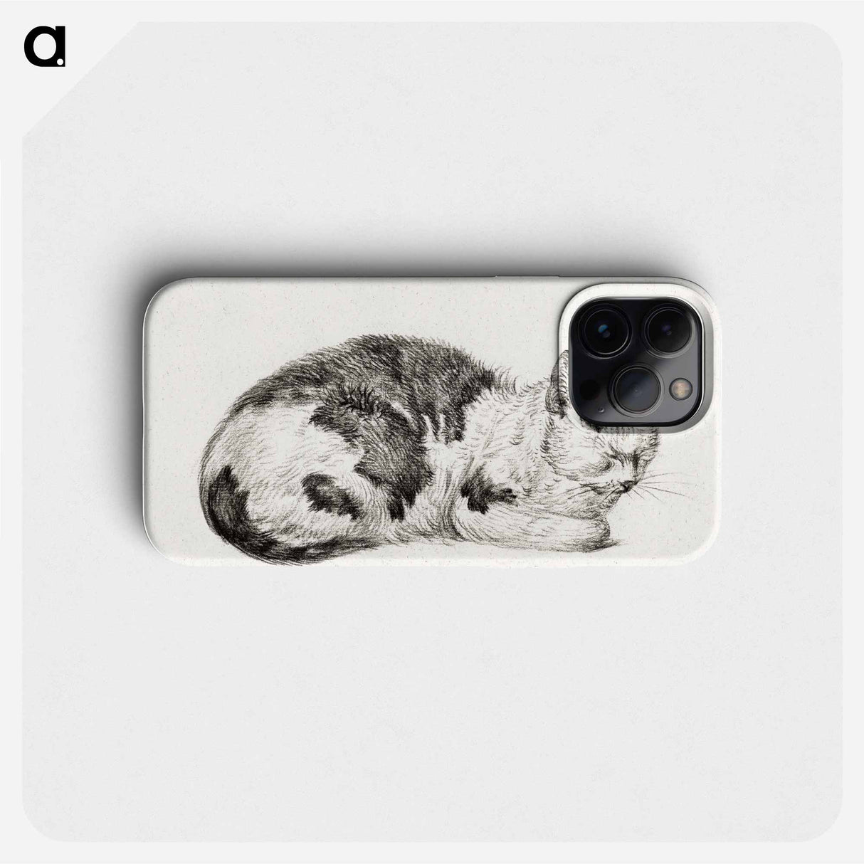 Lying cat - Jean Bernard Phone Case.